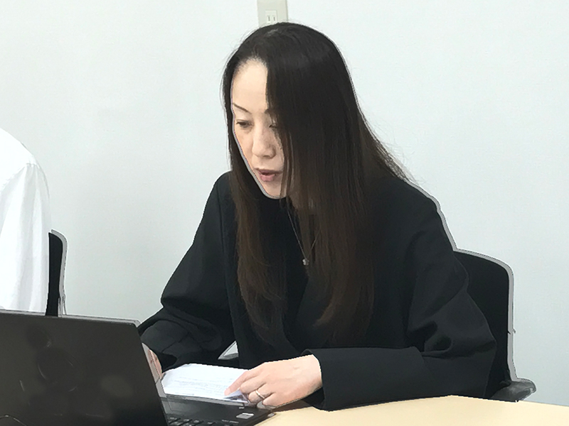 オンラインセミナーの笹社長